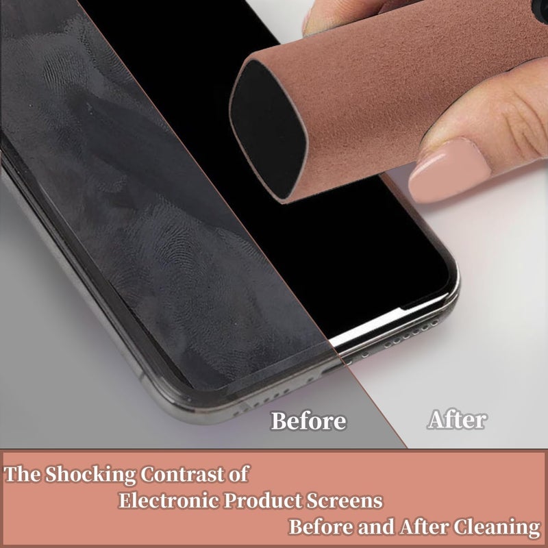 Hatstart Computer Laptop Phone Screen Cleaner, Touchscreen Cleaning Spray and Wipes Accessories to Remove Fingerprint for MacBook Display iPad iPhone Screens Mac TV - Pink Purple Blue - Image 5